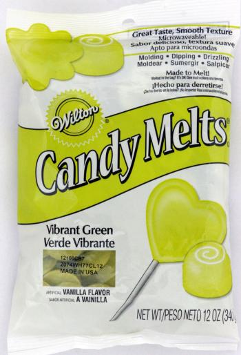 Pastylki czekoladowe do rozpuszczania jasnozielone Candy Melts (397 g) – 1911-401 – Wilton