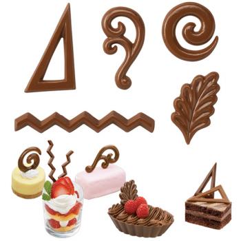 Foremka do czekoladowych ozdób deserowych - 2115-2102 - Wilton