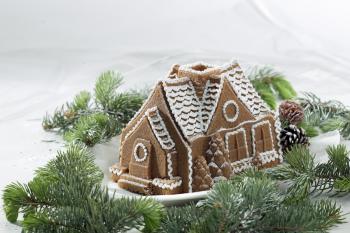 Forma do pieczenia ciasta w kształcie piernikowego domku - Nordic Ware