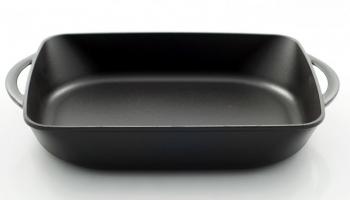 Brytfanna żeliwna emaliowana Modern (36 x 23 cm, pojemność: 3,3 litra) w kolorze czarnym - Chasseur