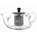 Szklany czajnik z filtrem do parzenia herbaty (450ml) -...