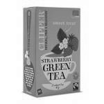 Herbata zielona z truskawką, organiczna (20 torebek, 40...