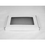 Pudełko na pierniki z okienkiem białe (22x15x2,5 cm) - ...