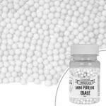 Posypka cukrowa, mini perełki białe (40 g) - SweetDecor