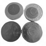 Monety czekoladowe Euro, due (4 sztuki) - Walcor