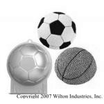 Forma aluminiowa w kształcie piłki - 2105-2044 - Wilton 