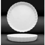 Forma do tarty ceramiczna biała (średnica: 25 cm) - Lub...