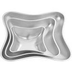 Formy aluminiowe (3 szt. w zestawie) w kształcie podusz...